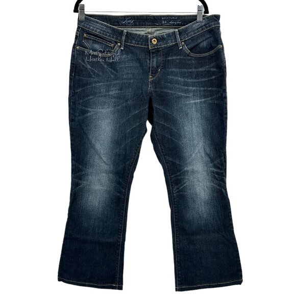 Levi's Bold Curve Skinny Boot Jeans Size 34 - Picture 1 of 7